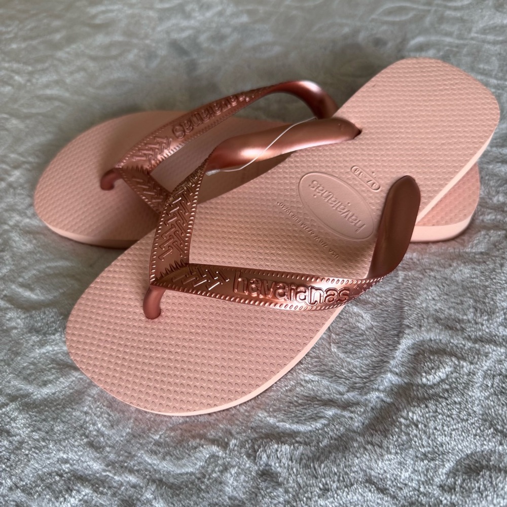 Havaianas Blush Pink Flip Flops
